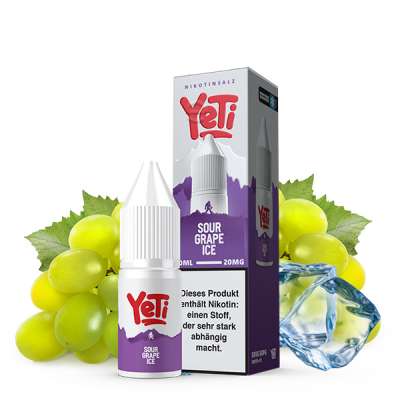 Yeti Summit Nikotinsalz Sour Grape Ice Overdosed 10ml 10mg